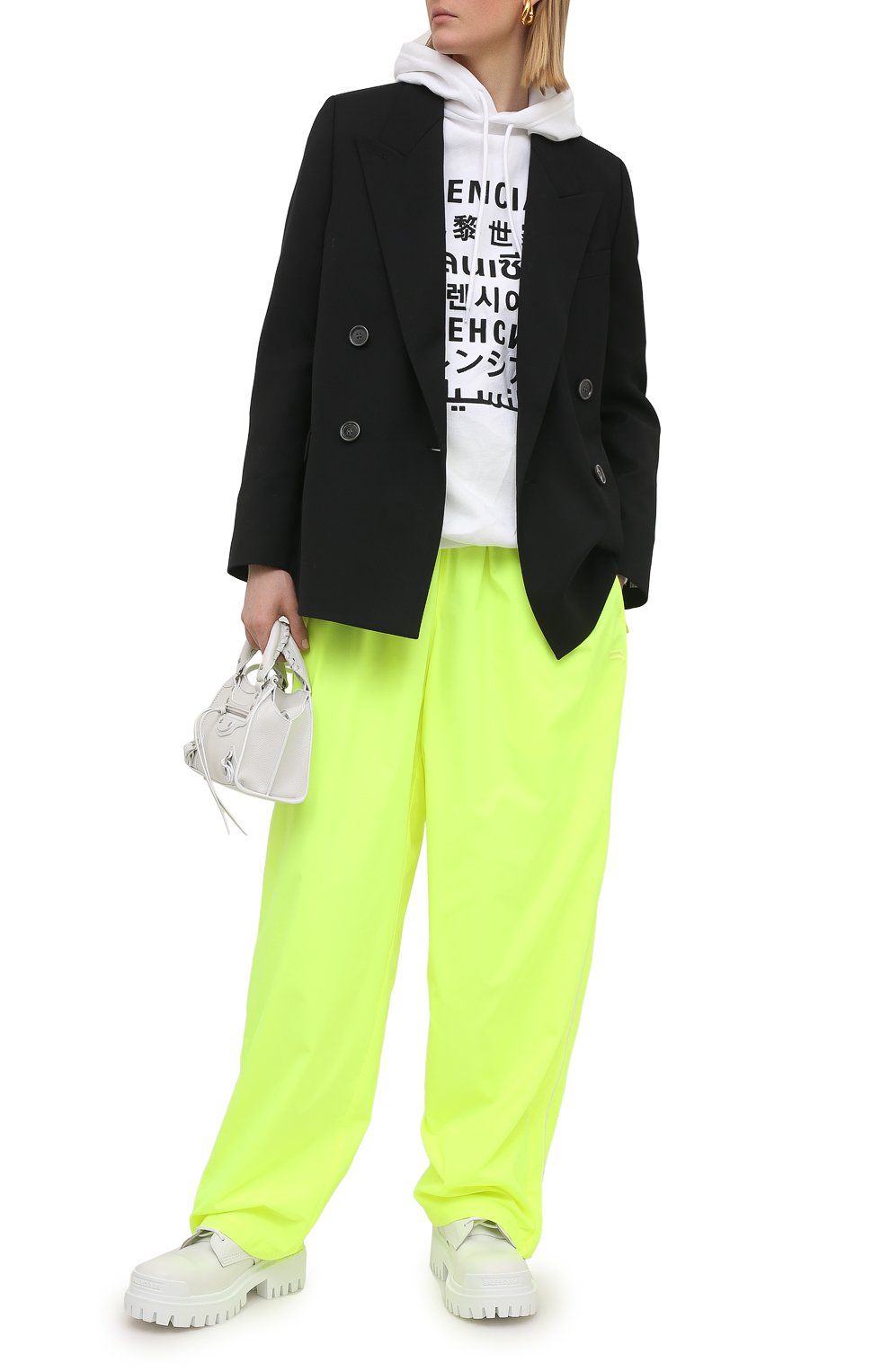 Худи BALENCIAGA белого цвета по цене 123000 руб., арт. 641529/TJVI6, фото 2 Худи BALENCIAGA, арт. 641529/TJVI6, фото 2