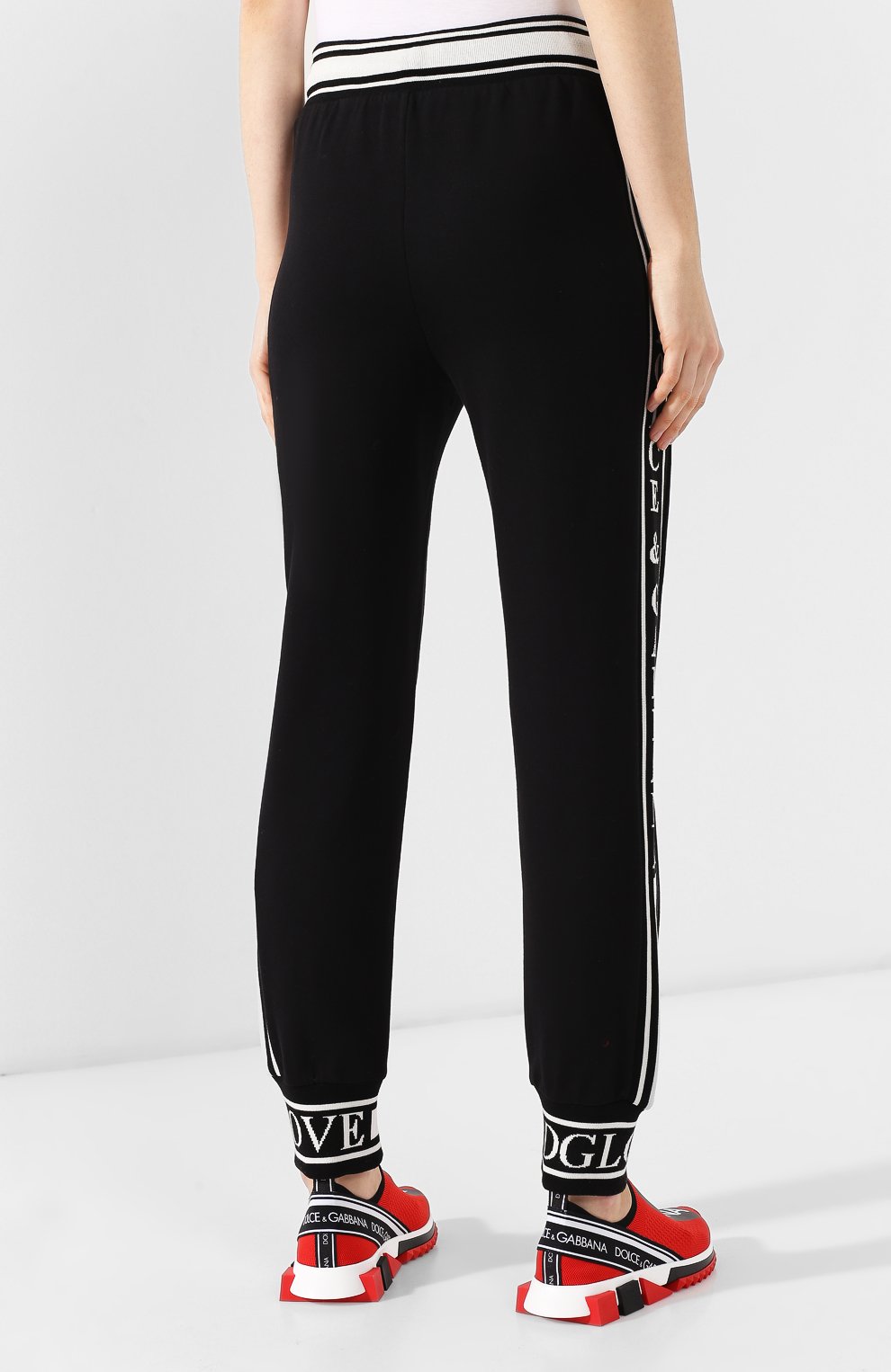 Хлопковые джоггеры DOLCE & GABBANA, арт. FTBDTT/FU7DU, фото 4