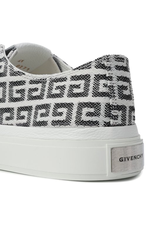 Текстильные кеды City Givenchy BH0050/H0VC Чёрно-белый  BH0050/H0VC Фото 7