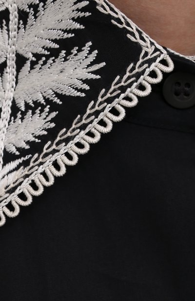 Хлопковая рубашка DRIES VAN NOTEN, арт. 211-30783-2293, фото 5