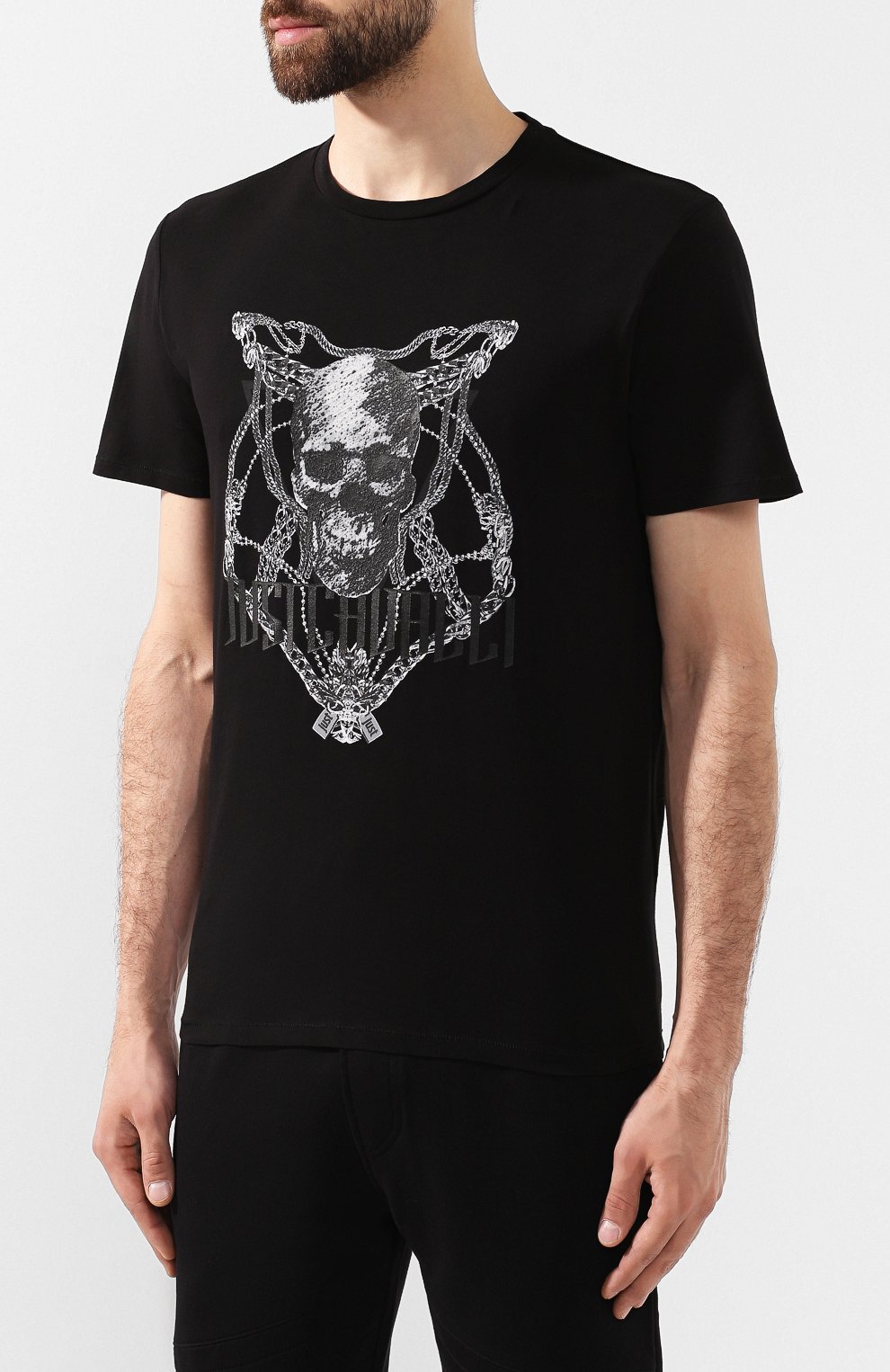 Хлопковая футболка JUST CAVALLI, арт. S01GC0574/N20663, фото 3