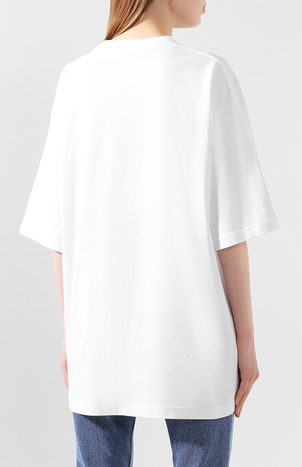 Хлопковая футболка BALENCIAGA, арт. 620941/TIV79, фото 4