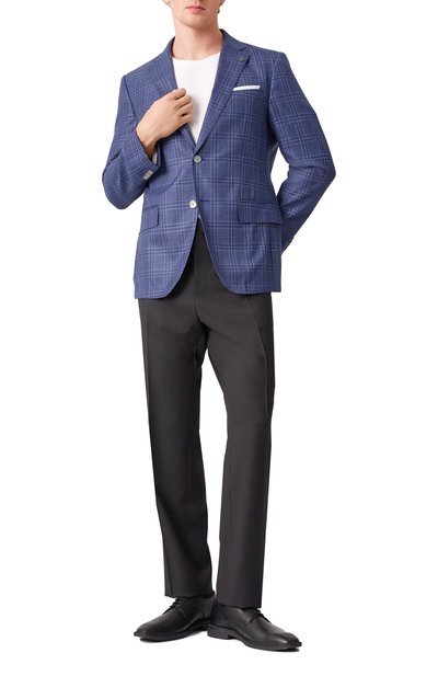 Пиджак из шерсти и шелка BOSS, арт. 50535385, фото 3