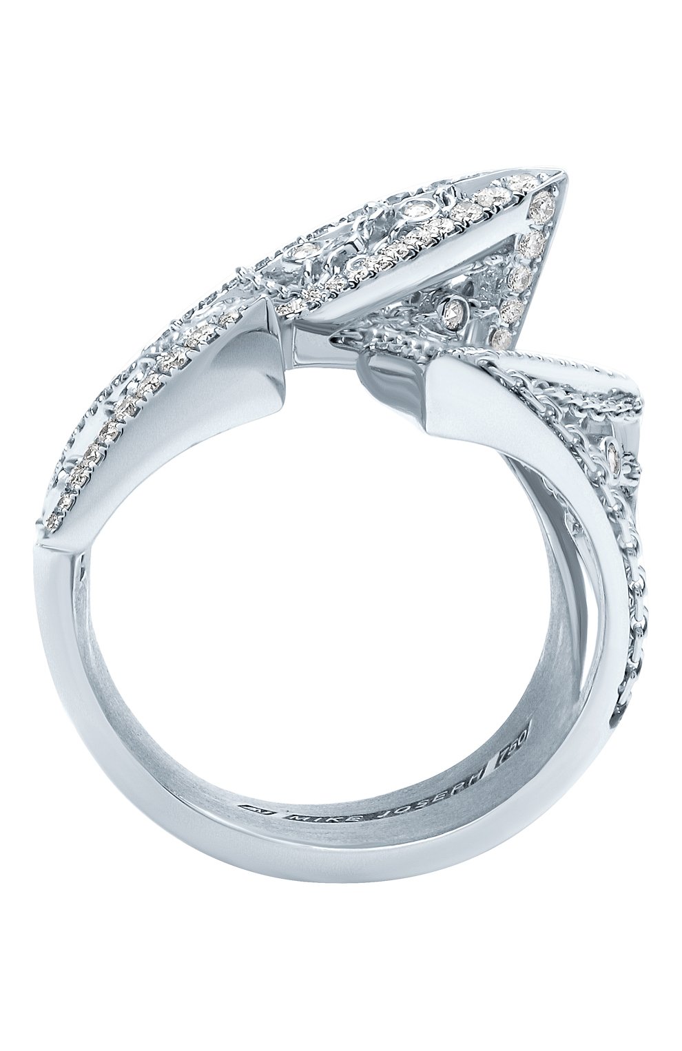 Кольцо MIKE JOSEPH бесцветного цвета по цене 1270750 руб., арт. RG089(W), фото 5 Кольцо MIKE JOSEPH, арт. RG089(W), фото 5