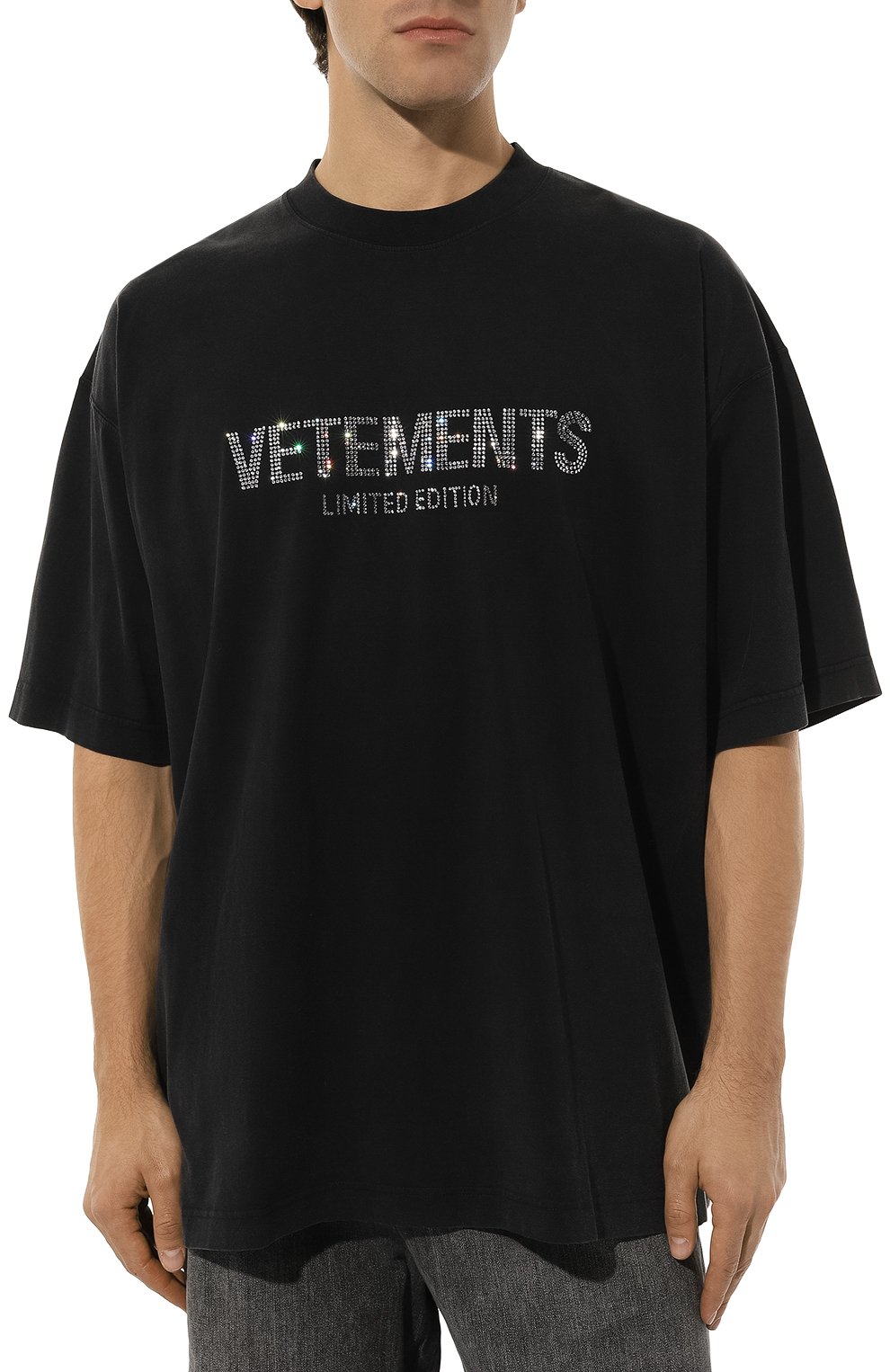 Хлопковая футболка VETEMENTS, арт. UA65TR250C, фото 7