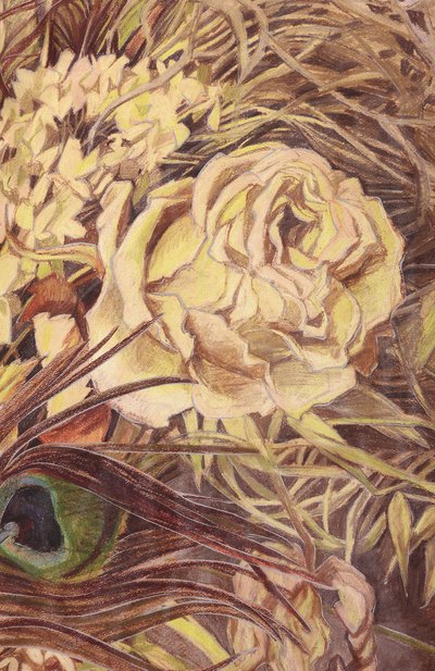 Шелковый платок брабантские кружева GOURJI, арт. T23BRK7R, фото 4