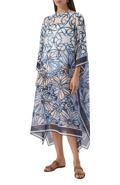 Туника из хлопка и шелка ELIE SAAB разноцветного цвета по цене 69950 руб., арт. SEKAFTST765, фото 3 Туника из хлопка и шелка ELIE SAAB, арт. SEKAFTST765, фото 3