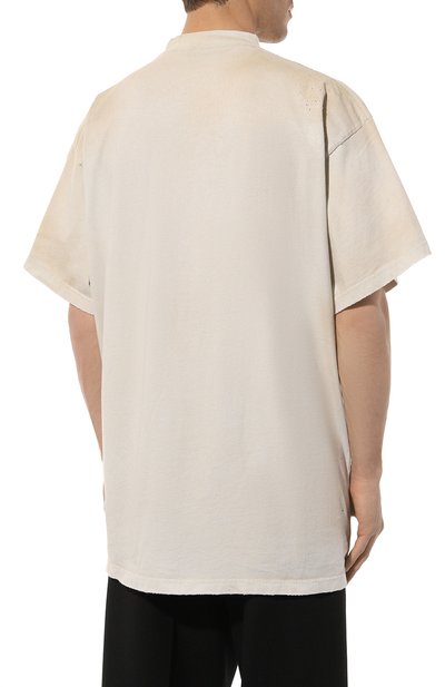 Хлопковая футболка BALENCIAGA, арт. 739028/T0VN2, фото 4