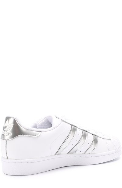 Кожаные кеды superstar на шнуровке ADIDAS ORIGINALS, арт. AQ3091, фото 4