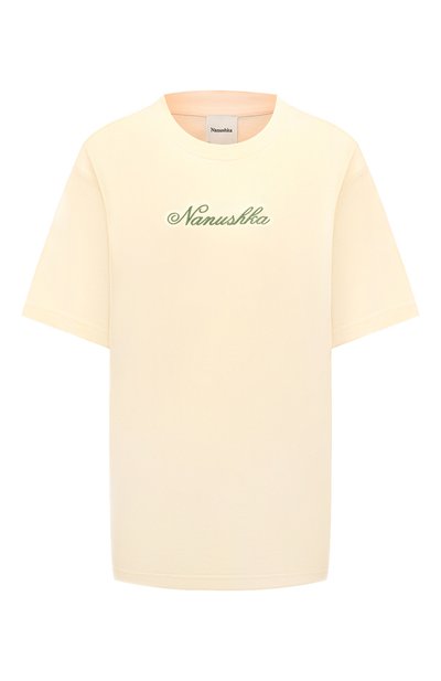 Хлопковая футболка NANUSHKA,  арт. NU24SSTP05571, фото 1