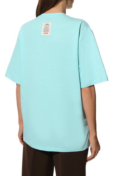 Хлопковая футболка MSGM, арт. 3241MDM190 227288, фото 4
