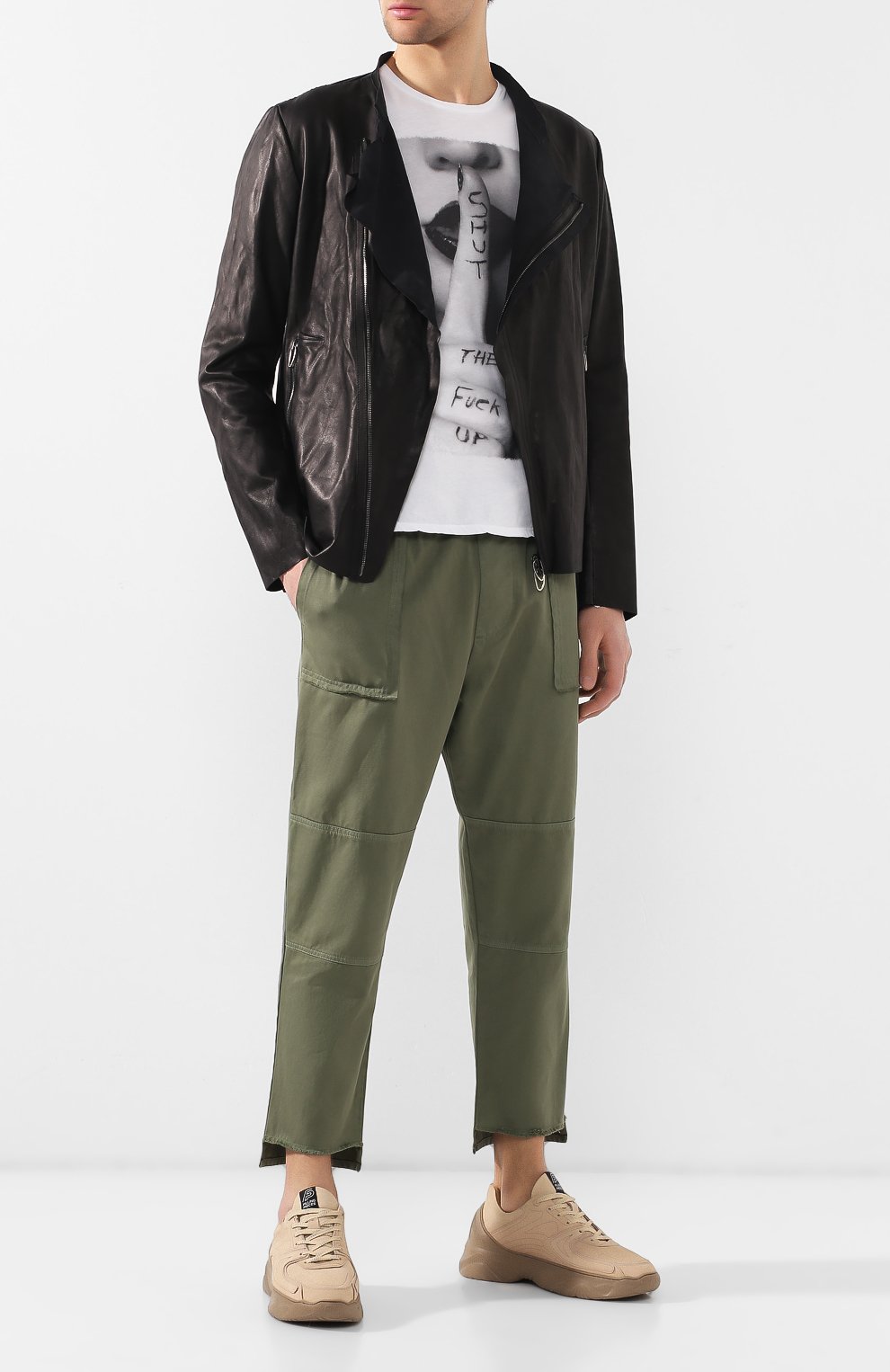 Кожаные кроссовки FILLING PIECES, арт. 39727351919, фото 2