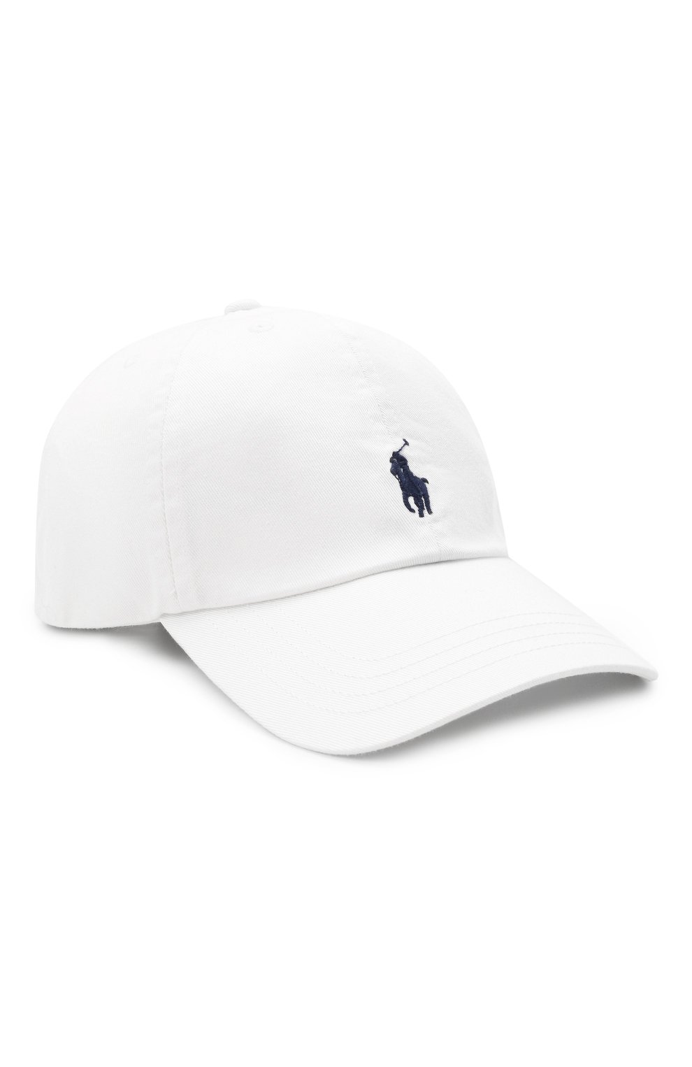 Хлопковая бейсболка POLO RALPH LAUREN белого цвета по цене 3995 руб., арт. 323552489, фото 1 Хлопковая бейсболка POLO RALPH LAUREN, арт. 323552489, фото 1