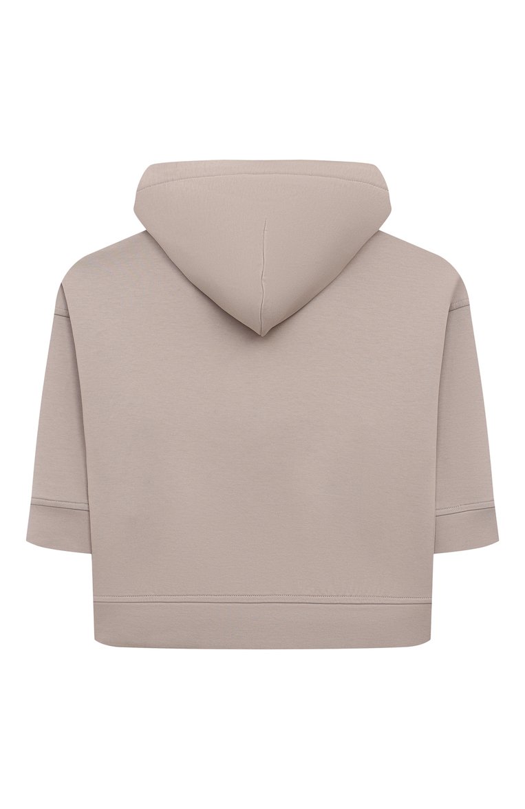 Детского спортивный костюм EMPORIO ARMANI светло-бежевого цвета, арт. 3D4VJD/1JHSZ | Фото 3 (Материал внешний: Хлопок; Рукава: Длинные; Мальчики Кросс-КТ: Костюмы-спорт; Ростовка одежда: 4 года | 104 см, 5 лет | 110 см, 6 лет | 116 см, 7 лет | 122 см, 8 лет | 128 см, 10 - 11 лет | 140 - 146см, 13 - 15 лет | 158 см, 16 лет | 164 см)