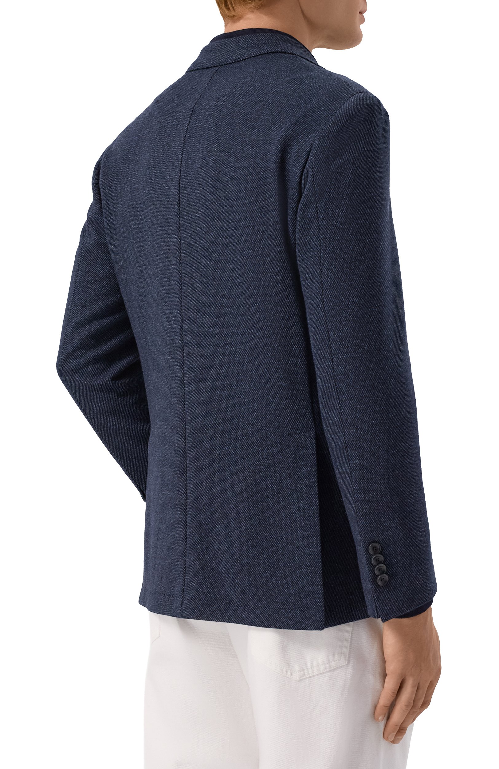 Пиджак из шерсти и хлопка SARTORIA LATORRE, арт. JD74/JK136, фото 4
