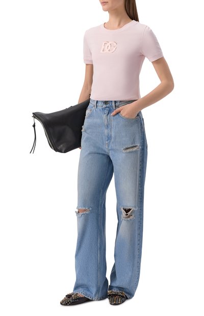 Хлопковая футболка DOLCE & GABBANA, арт. F8N08Z/GDDMB, фото 2