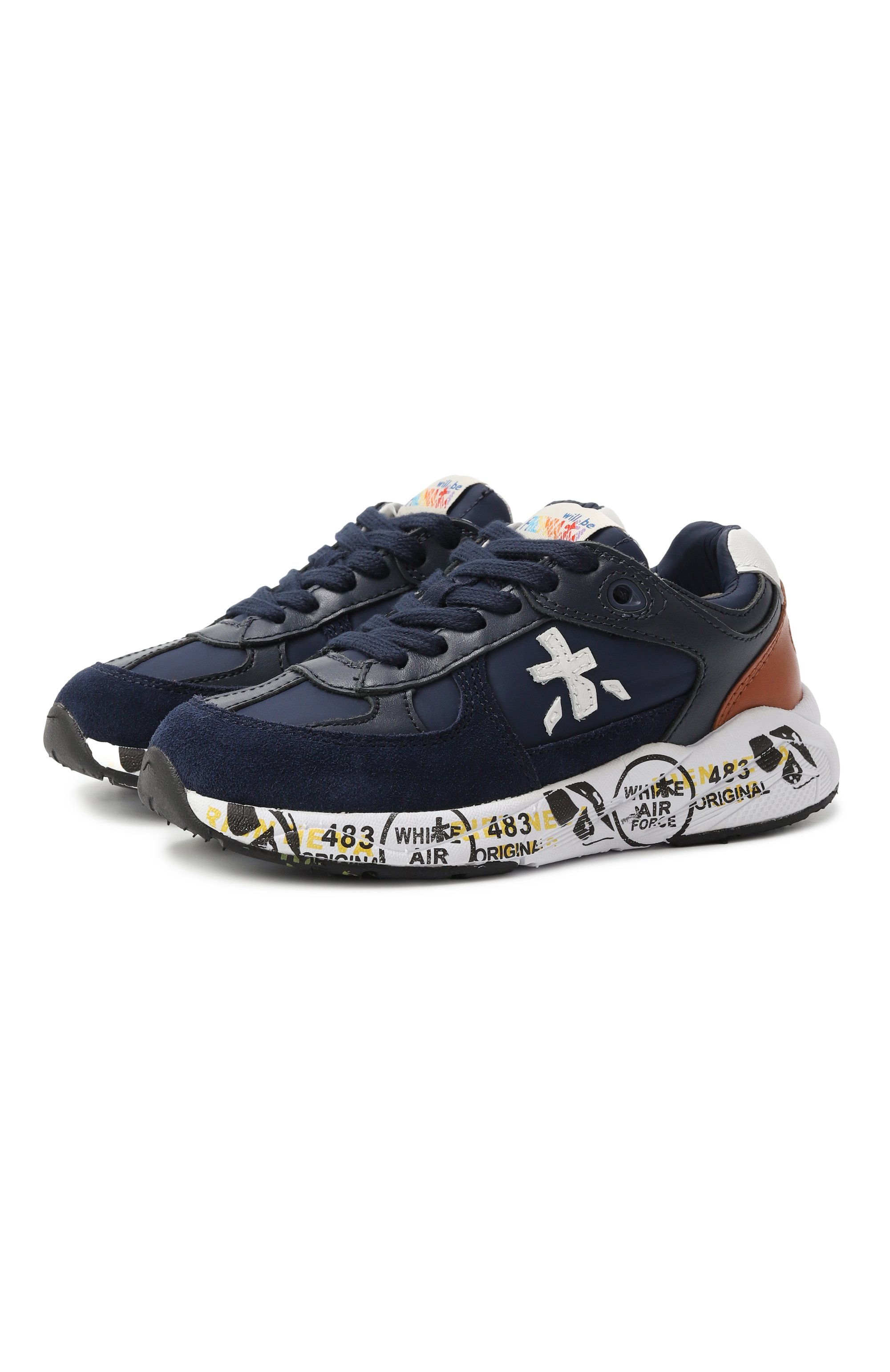 Комбинированные кроссовки robin PREMIATA WILL BE, арт. 19272026/R0BIN/27-35, фото 1