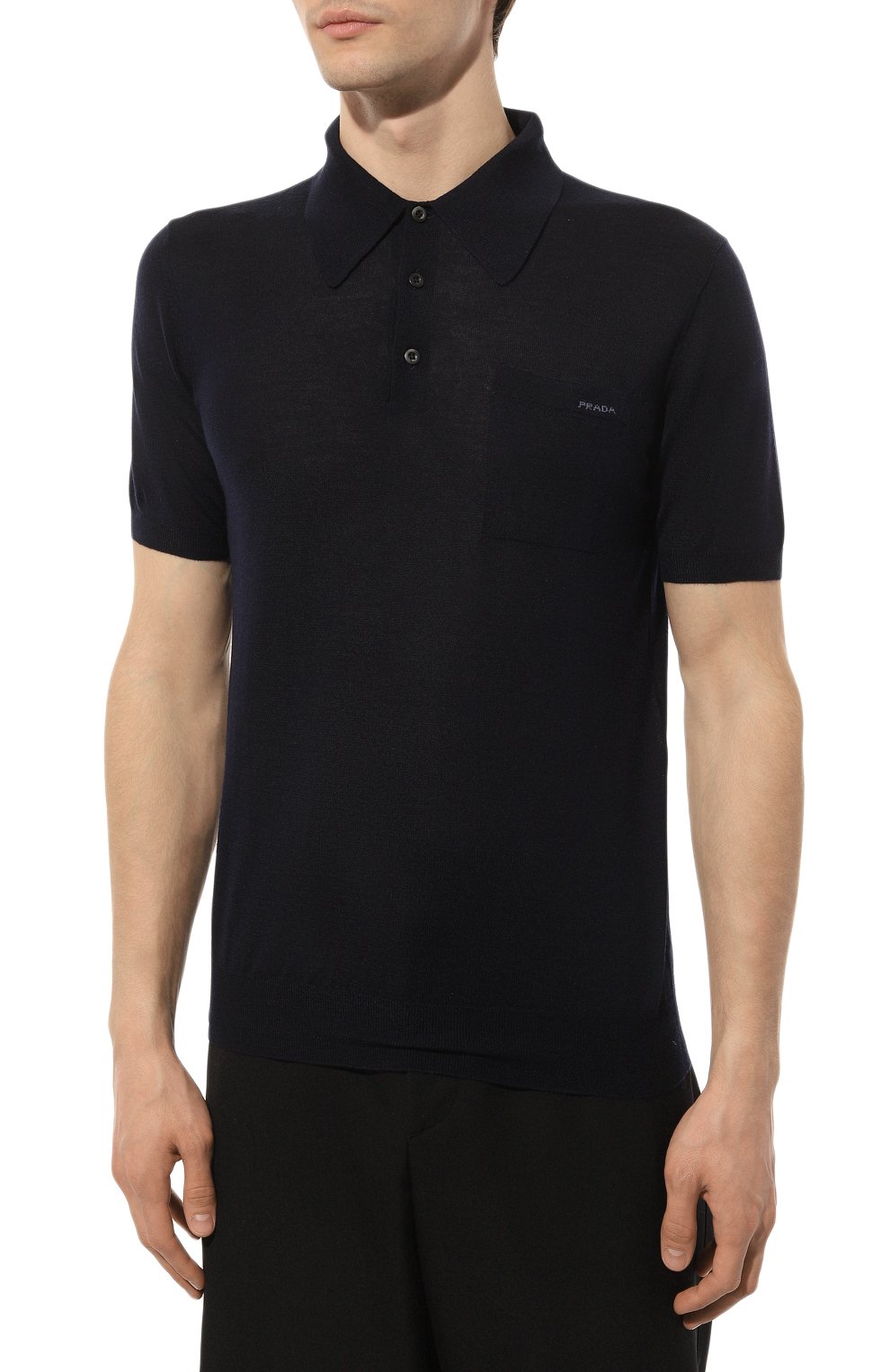 Кашемировое поло PRADA, арт. UMB191-1YFS-F0008-211, фото 3