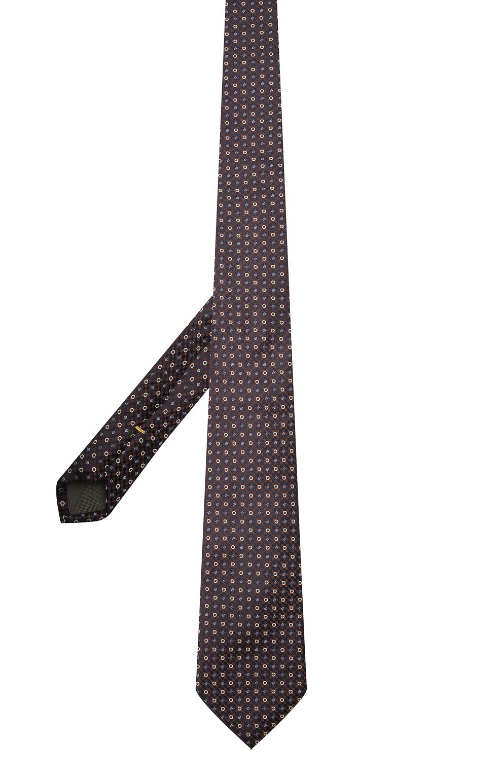 Шелковый галстук CANALI коричневого цвета по цене 12700 руб., арт. 18/HJ03290, фото 2 Шелковый галстук CANALI, арт. 18/HJ03290, фото 2