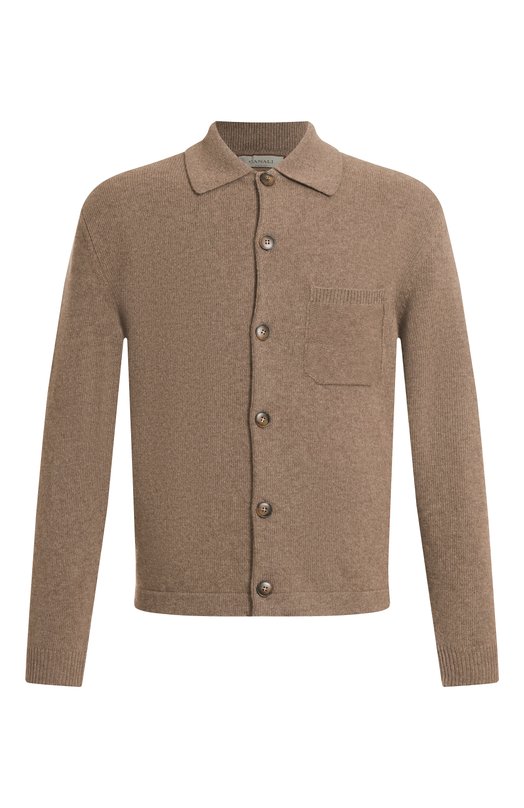 Кардиган из шерсти и кашемира Canali C1142/MK02164 Бежевый C1142/MK02164