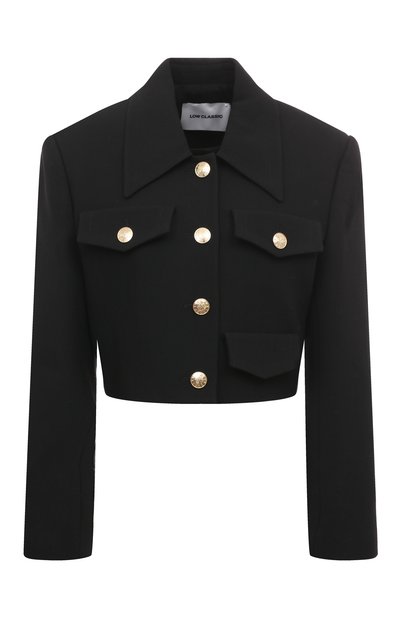 Женский шерстяной жакет LOW CLASSIC, арт. L0W22FW_JK02BK