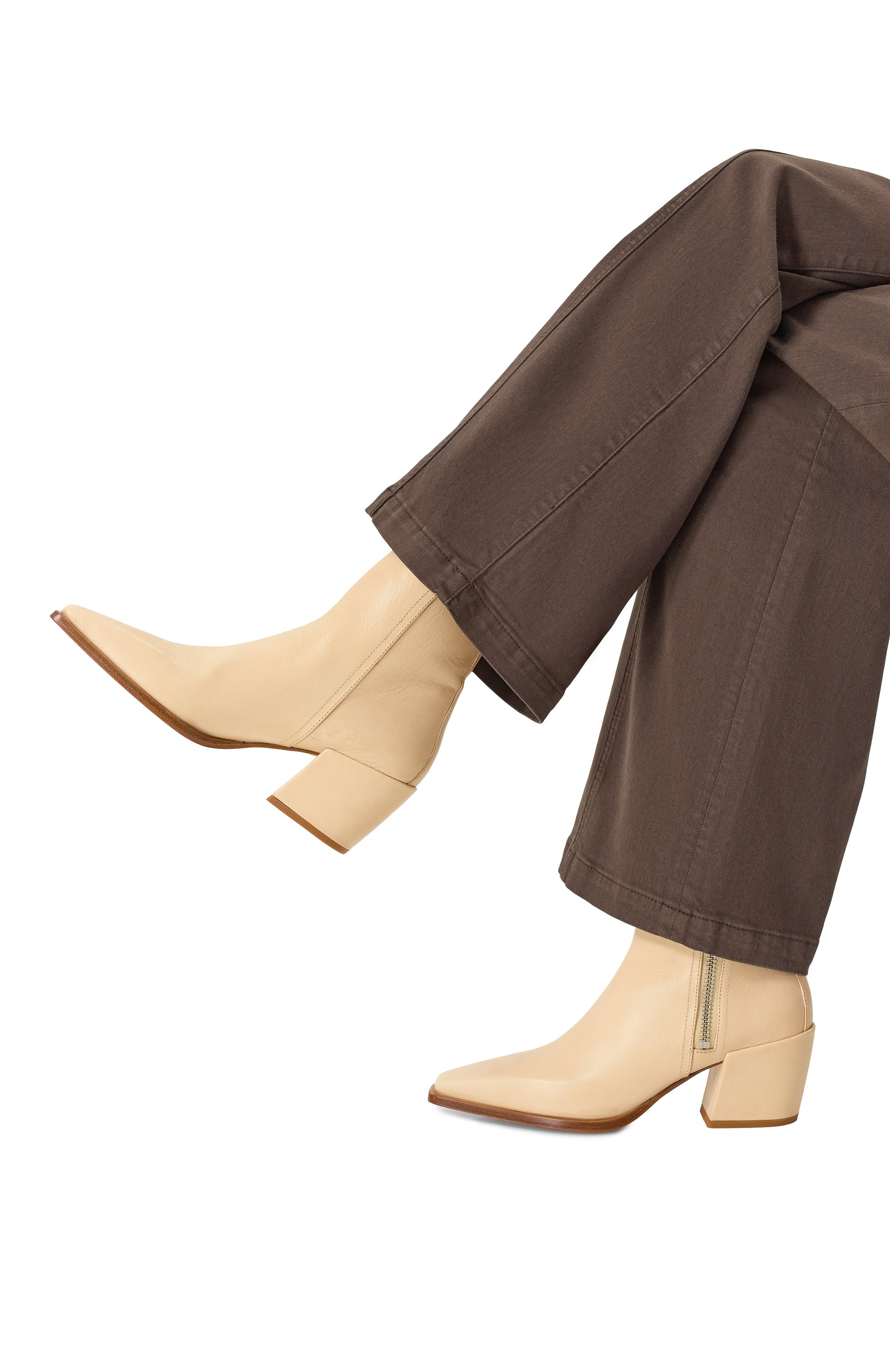 Кожаные ботильоны abigail zip 50 AGL, арт. D784503PC/GAUCH, фото 2