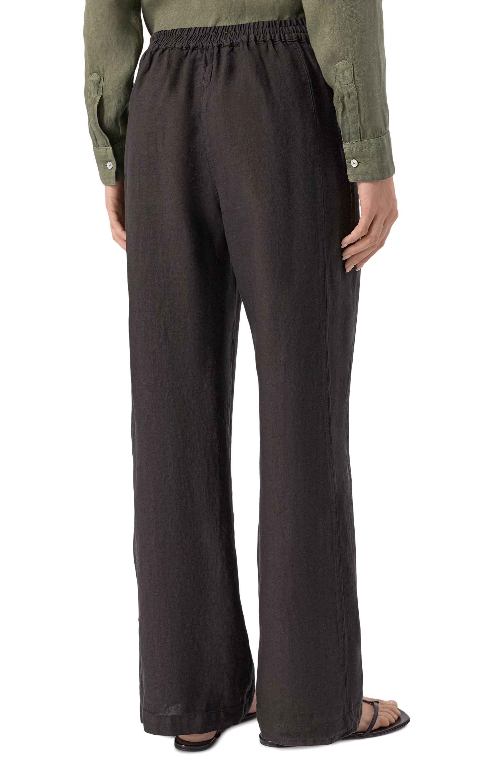 Льняные брюки 120% LINO, арт. 33ALIW29RC/000F753, фото 4