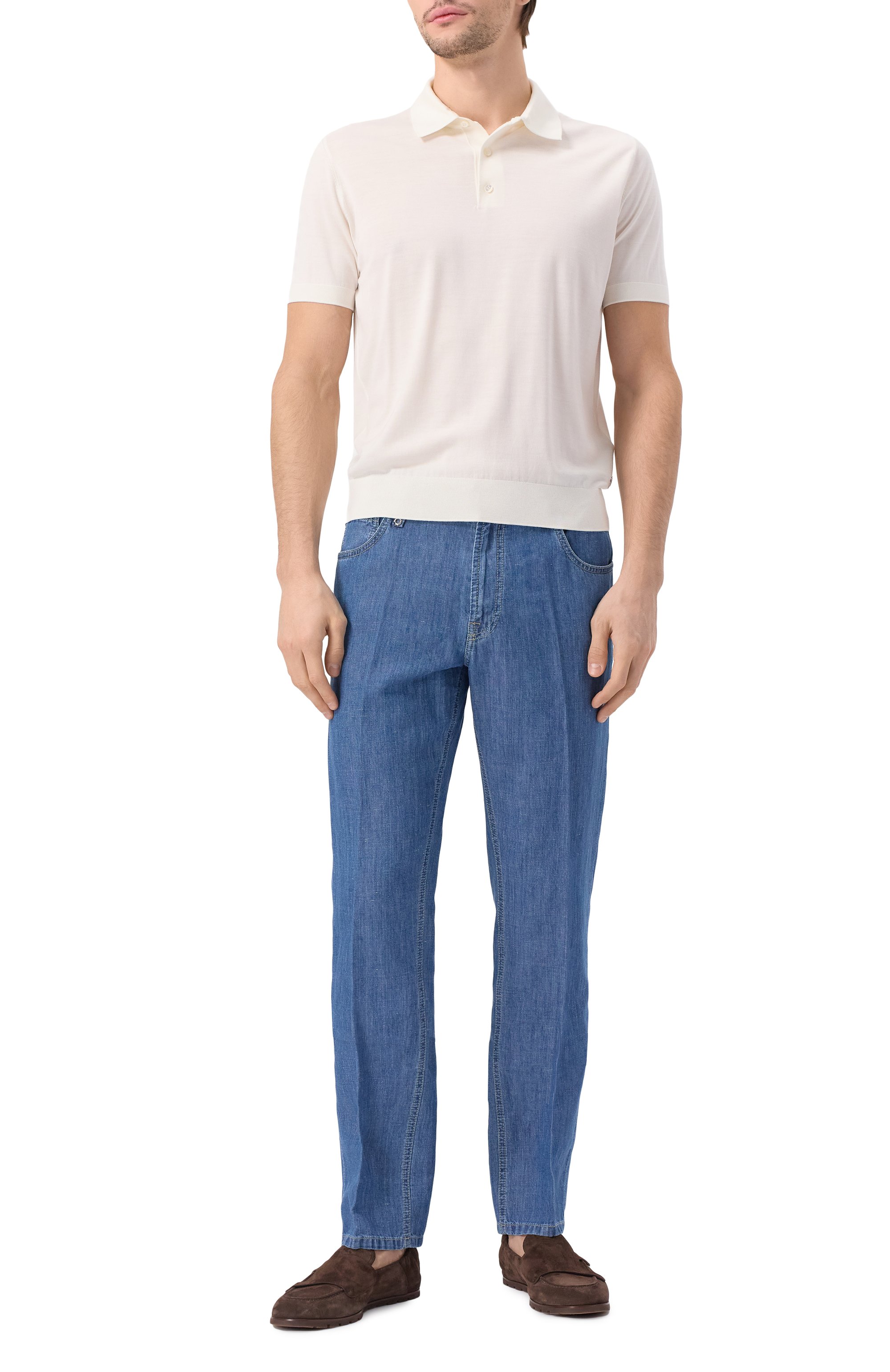 Джинсы STEFANO RICCI синего цвета по цене 130000 руб., арт. MFT51B3210/T205BL, фото 2 Джинсы STEFANO RICCI, арт. MFT51B3210/T205BL, фото 2