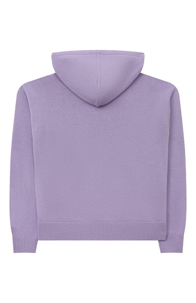 Худи из шерсти и вискозы MC2 SAINT BARTH сиреневого цвета по цене 22050 руб., арт. STBK MEG CR0P JR/MEG0004/00361C/10-16, фото 2 Худи из шерсти и вискозы MC2 SAINT BARTH, арт. STBK MEG CR0P JR/MEG0004/00361C/10-16, фото 2