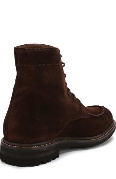 Высокие кожаные ботинки на шнуровке BRUNELLO CUCINELLI, арт. MZUCHPM924, фото 4