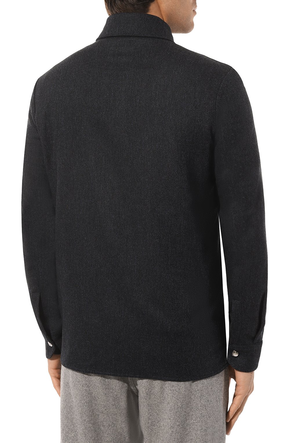 Куртка-рубашка из шерсти и кашемира MARCO PESCAROLO, арт. 0VER/4834, фото 4
