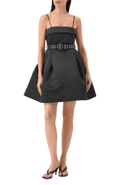 Атласное платье GANNI, арт. A1030437, фото 2