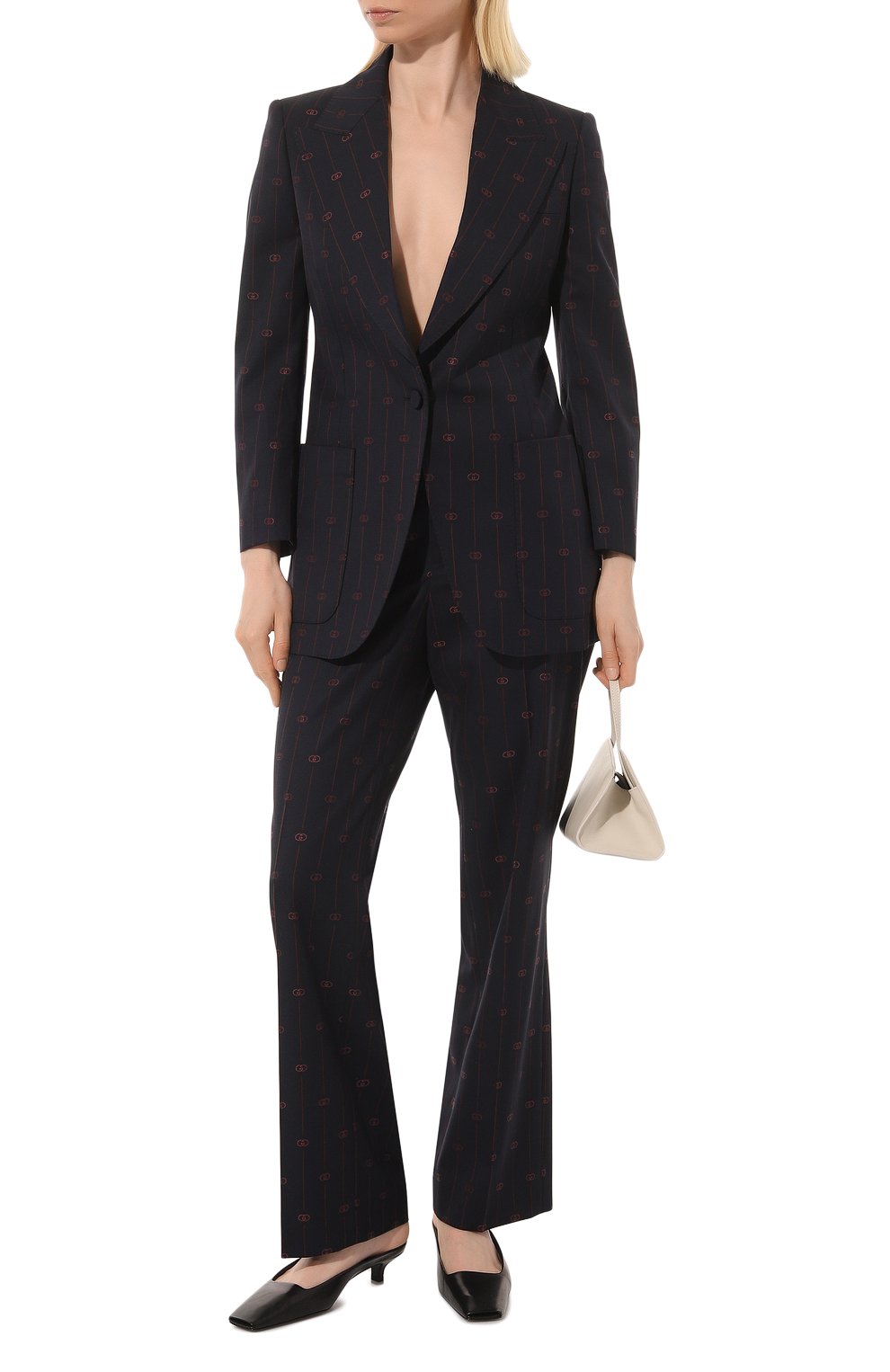 Шерстяные брюки GUCCI, арт. 595172 ZABJ0, фото 2