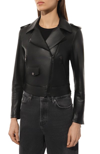 Кожаная куртка SIMONETTA RAVIZZA, арт. S04JA235L16/TS/001, фото 3