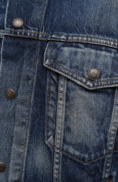 Джинсовая куртка SAINT LAURENT, арт. 645708/Y945K, фото 5