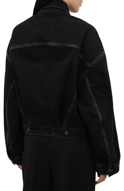 Джинсовая куртка ACNE STUDIOS черного цвета по цене 32500 руб., арт. A90302, фото 4 Джинсовая куртка ACNE STUDIOS, арт. A90302, фото 4
