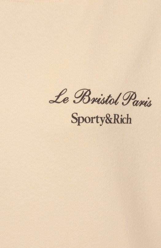 Хлопковое худи Sporty & Rich x Le Bristol Sporty and Rich ST070517619CR01 None  ST070517619CR01 Фото 6