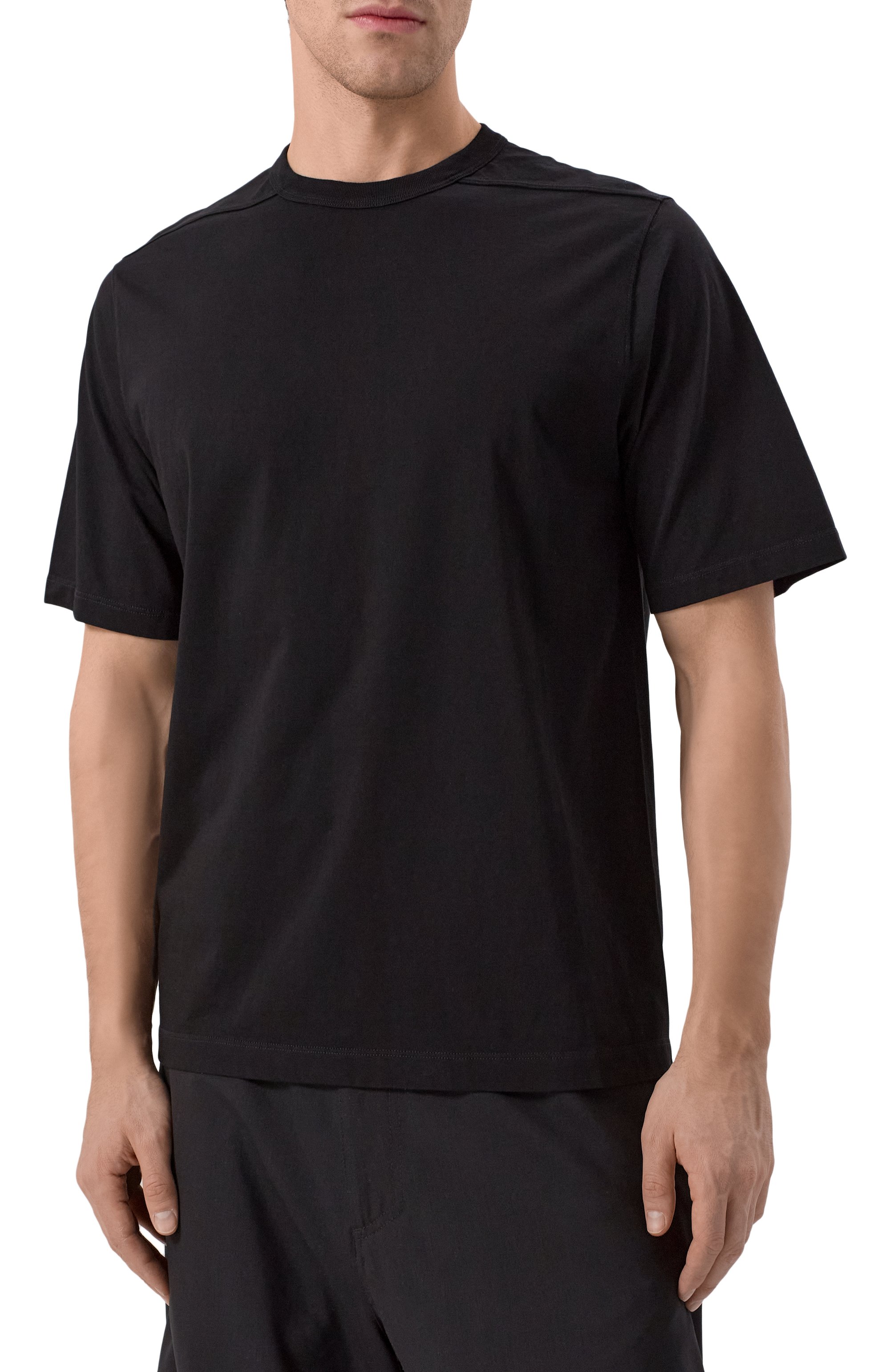 Хлопковая футболка RICK OWENS, арт. RU01E5232/JA, фото 3