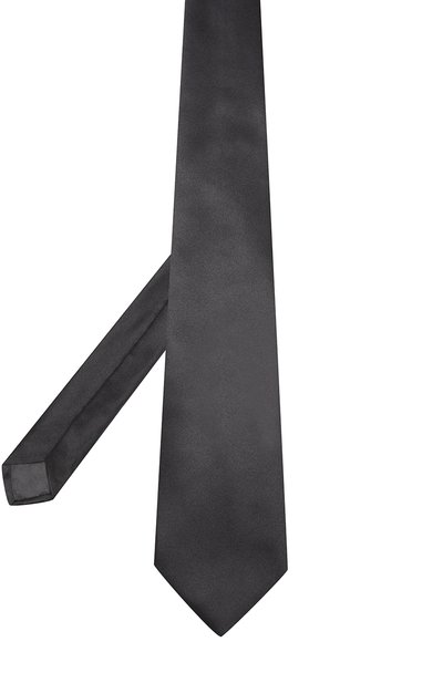 Шелковый галстук LANVIN черного цвета по цене 8495 руб., арт. 3043/TIE, фото 2 Шелковый галстук LANVIN, арт. 3043/TIE, фото 2