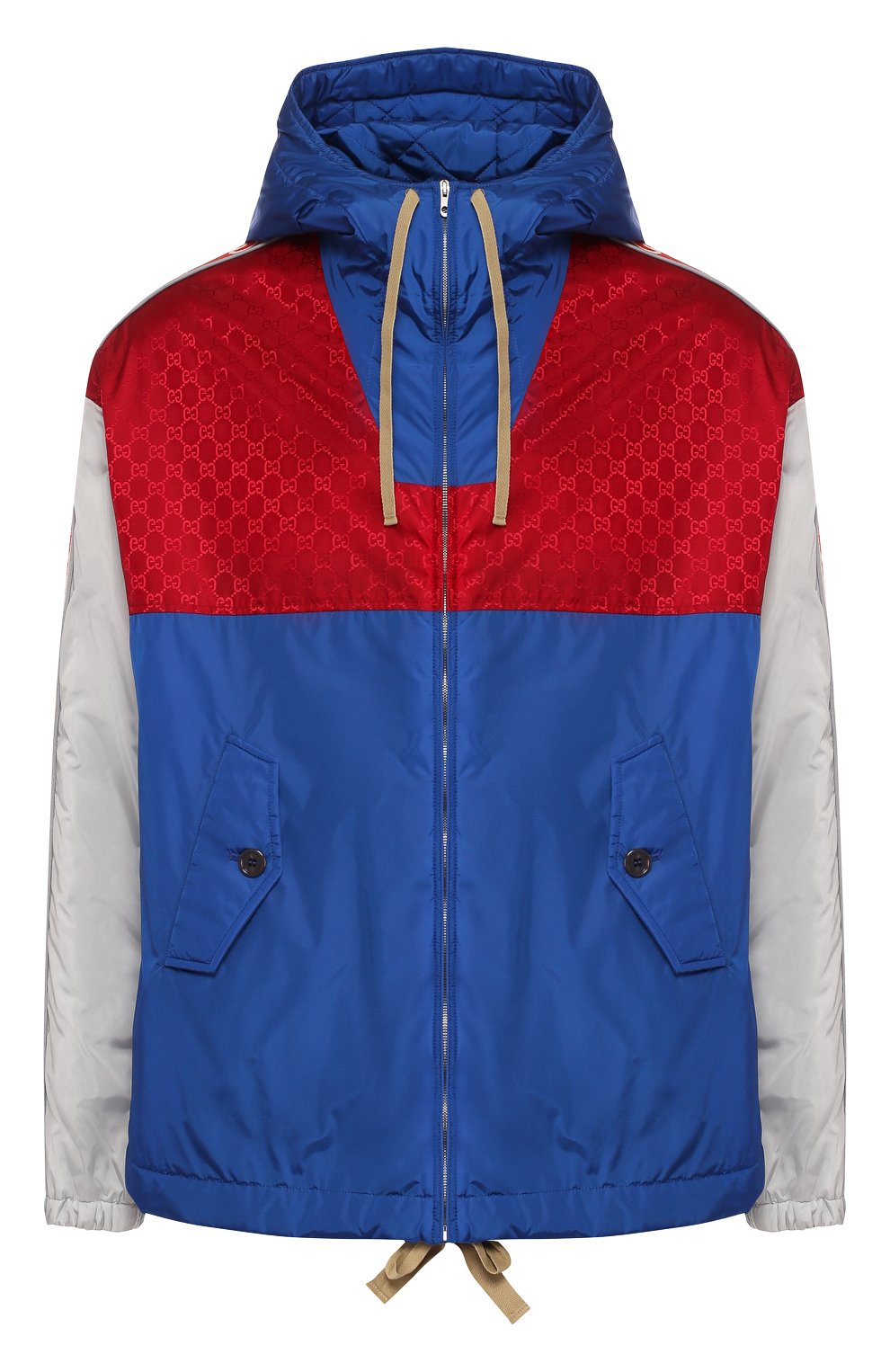 Куртка GUCCI синего цвета по цене 141000 руб., арт. 598722/ZADC9, фото 1 Куртка GUCCI, арт. 598722/ZADC9, фото 1