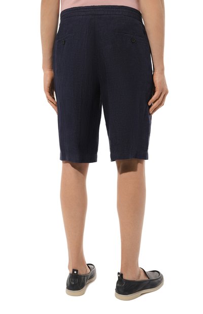 Льняные шорты ZEGNA, арт. UBI32A5/TB11136, фото 4