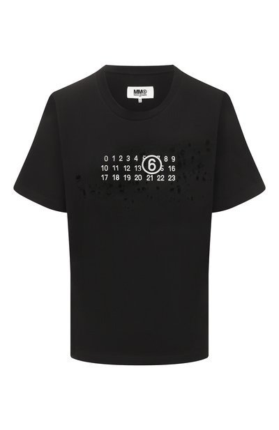 Женская хлопковая футболка MM6, арт. S62GD0152/S23588