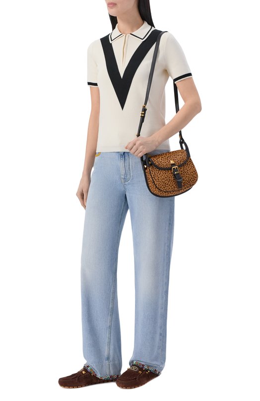 Сумка Flaneuse small Valentino 8W2B0T08/IGJ Леопардовый  8W2B0T08/IGJ Фото 3