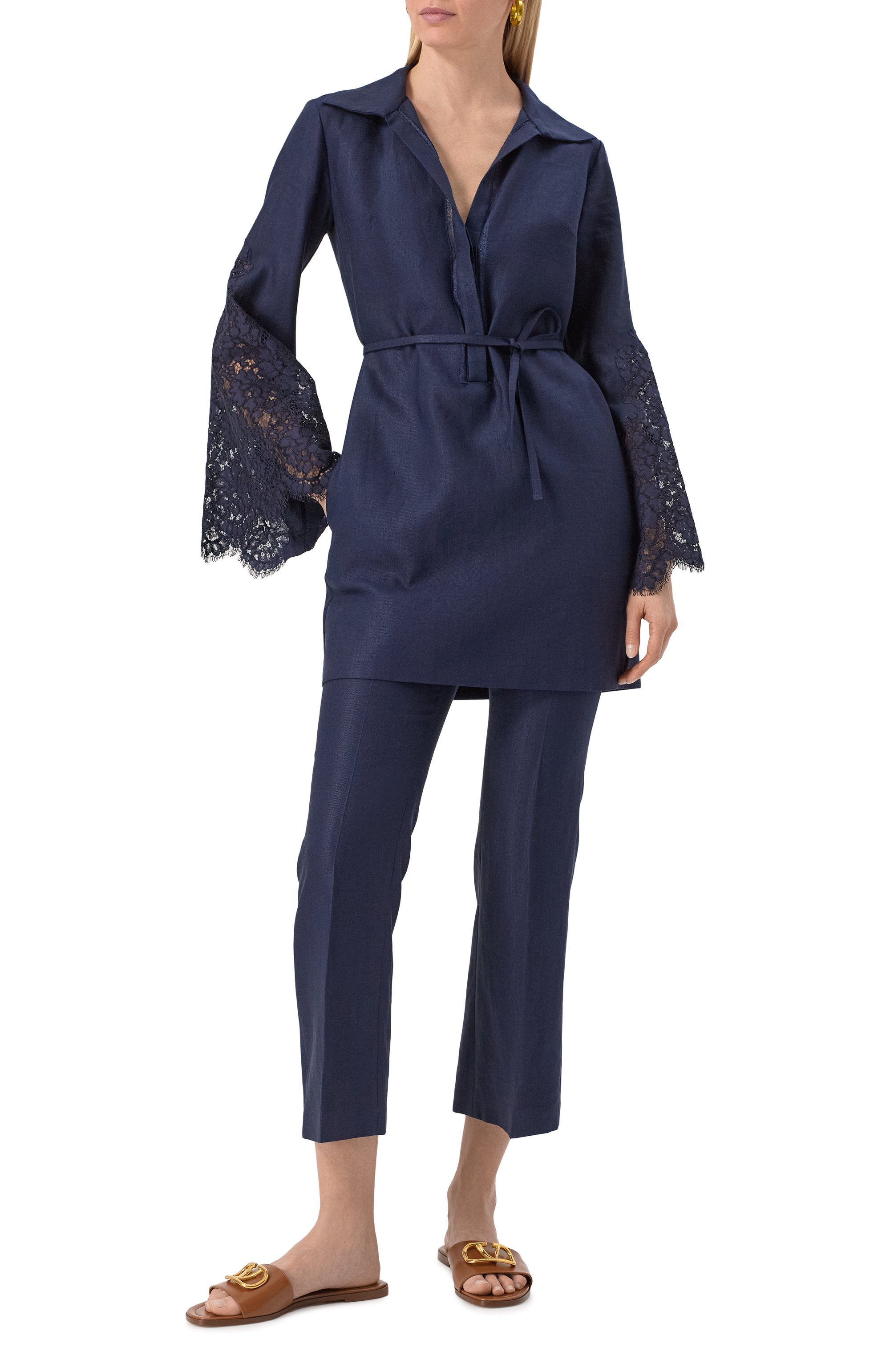 Кожаные шлепанцы vlogo signature VALENTINO, арт. 6W2S0BD5/DSH, фото 2