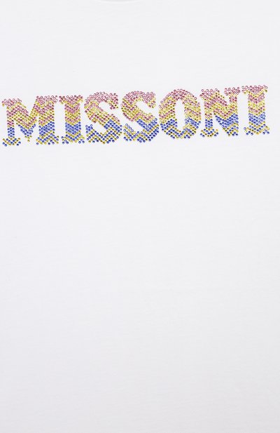 Хлопковая футболка MISSONI, арт. MU8B21/J0177/12-14, фото 3