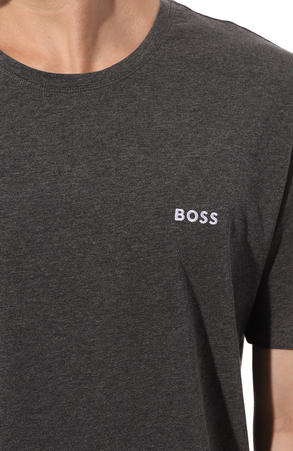 Хлопковая футболка BOSS, арт. 50469605, фото 5