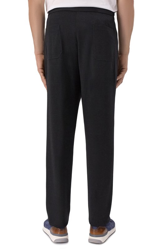 Шерстяные брюки Marco Pescarolo BAIAM/52Y06 Чёрный  BAIAM/52Y06 Фото 4