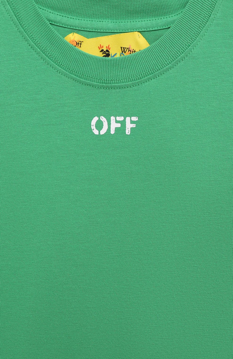 Хлопковая футболка OFF-WHITE, арт. 0BAA002S24JER015/4-10, фото 3