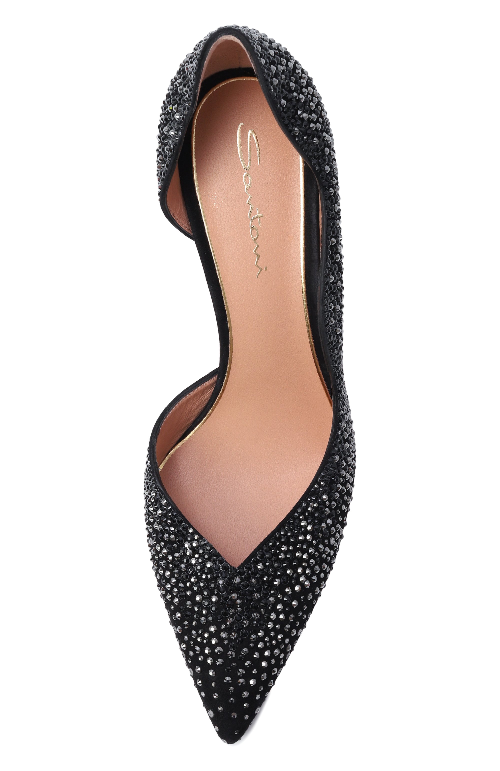 Замшевые туфли SANTONI, арт. WDIG71972HI2NRHS, фото 6