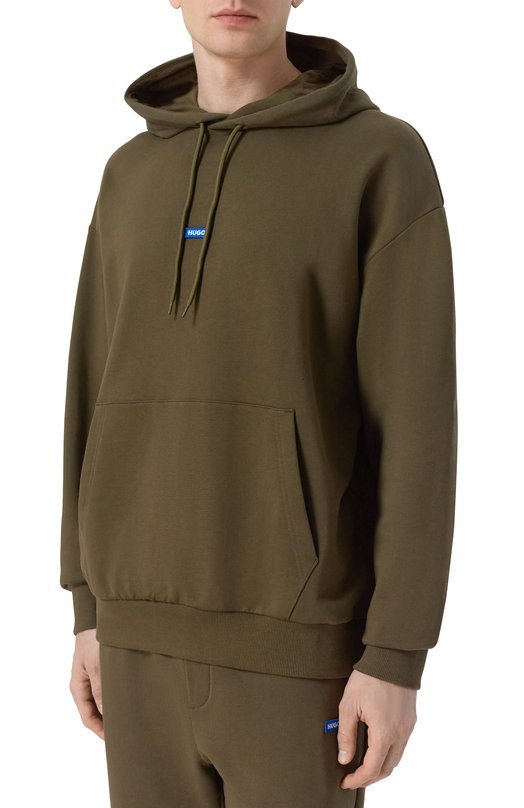 Хлопковый спортивный костюм HUGO Blue 50522369 Коричневый  50522369 Фото 2